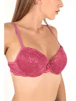 Push Up Dantelli Sütyen Miorre 001-001850 Gül Kurusu detay görünüm
