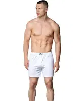 6Lı Ribana Beyaz Erkek Arjantin Boxer Gümüş 3057 - 6 Adet Beyaz