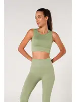 Kalın Askılı Seamless Fitilli Spor Sütyeni FormActive 1510 Yeşil görsel 4