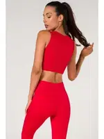 Fitilli Kırmızı Seamless Spor Sütyeni FormActive 1510 Kırmızı görsel 5