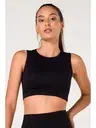 Siyah Seamless Fitilli Spor Sütyeni FormActive 1510