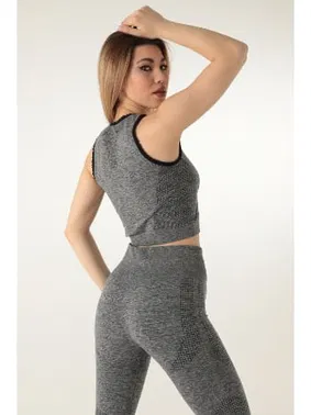 Miorre Seamless Kadın Kalın Askılı Crop Miorre 999-ZZ0137 - Alternatif Görünüm