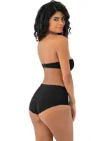 Silikonlu Lazer Kesim Bato Külot Form Angel 3204 Siyah detay görünüm