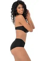 Silikonlu Lazer Kesim Bato Külot Form Angel 3204 Siyah farklı açı