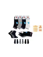 Pamuklu Ter Emici Erkek Patik Çorap 12'li Şirin 7010-13 - 12 ADET Asorti