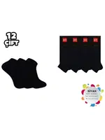 Dikişsiz Erkek Bambu Patik 12'li Şirin 7035-1 - 12 ADET Siyah