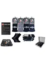 Bambu Erkek Dikişsiz Diyabetik Şeker Çorabı 12'li Şirin 8100 - 12 ADET Düz Siyah