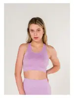 Sırtı Çapraz Askılı Dikişsiz Sporcu Sütyeni FormActive 1610 Lila görsel 5