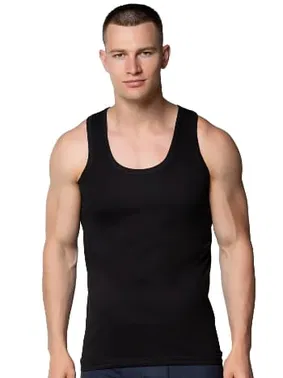 Gümüş Siyah 6lı Erkek Renkli Penye Atlet Gümüş 4003 - 6 Adet - Alternatif Görünüm