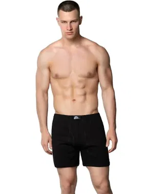 Gümüş Siyah Arjantin Ribana 6lı Erkek Boxer Gümüş 3058 - 6 Adet