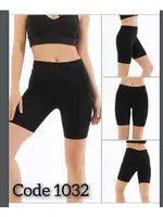 Siyah Biker Kısa Tayt Korse Form Angel 1032 Siyah