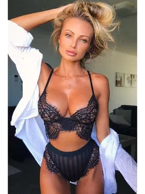 SHE Siyah Dantel Kenarlı Transparan Seksi Sütyen Takım SHE 2031