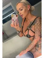 Siyah Deri Sütyen missisX 935 Siyah görsel 4