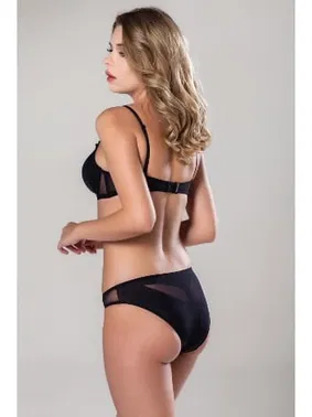 Moonlight Siyah Dolgusuz Transparan Sütyen Külot Takım Moonlight 2140 - Alternatif Görünüm