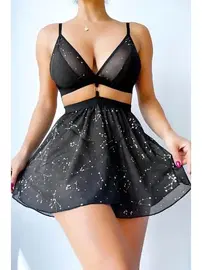 missisX Siyah Erotik Gecelik missisX 50138