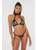 Siyah Harness Fantezi Kostüm missisX 2189 Siyah farklı açı