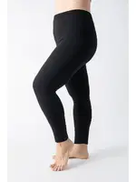 Siyah Kadın Büyük Beden Modal Tayt Confeo C801-507 Siyah