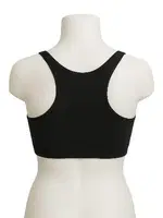 Kalın Askılı 6'Lı Pedli Sporcu Sütyen Emay 1817 Siyah detay görünüm