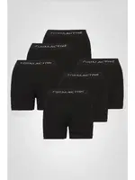 Siyah Microfiber Likralı Sentetik Yapili Erkek Boxer 6li Set FormActive 4400 Siyah