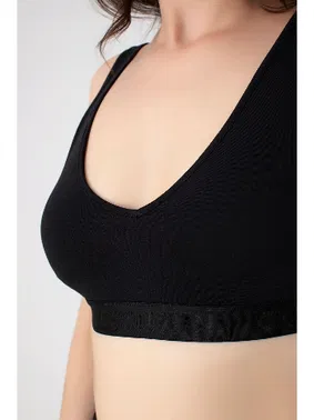 Confeo Siyah Modal Kalın Askılı Kadın Büstiyer Confeo C801-023 - Alternatif Görünüm