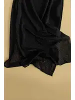 Siyah Pareo Plaj Elbisesi Kimono Kaftan Angelsim MS4353 Siyah görsel 4