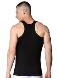 Gümüş Siyah Sporcu Ribana Erkek Atlet Gümüş 4019