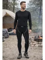 Dikişsiz Sporcu Seamless Erkek Kısa Tayt Doremi 999-ZZ0145 Siyah