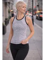 Sporcu Gym Seamless Dikişsiz T-shirt Miorre 001-001247 Gri farklı açı