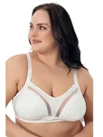 Transparan Şeritli Toparlayıcı Sütyen Godewo 5010 Ten