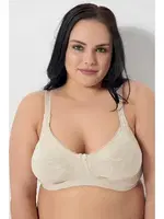 Kalın Askılı Dantelli Toparlayıcı Sütyen Godewo 5025 Ten