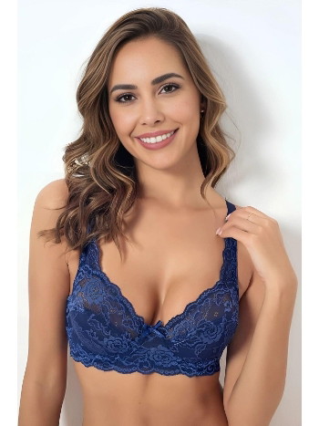 Kalın Askılı Dantelli Sütyen Godewo 5030
