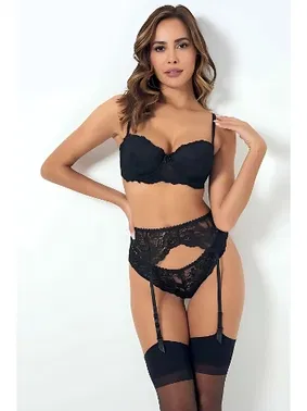 Godewo Straplez Dolgulu Dantelli Jartiyer Takım Godewo 2120