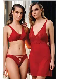 Büşra Sütyen Külot Kombinezon Takım Büşra 1200