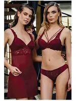 Dantelli Sütyen Külot Kombinezon Takım Büşra 1200