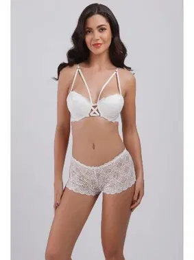 Büşra Dantelli Balenli Destekli Kadı Sütyen Takım Büşra 220 - Alternatif Görünüm