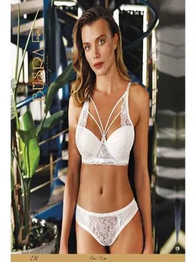 Büşra Büzgülü Dantelli Kadın Sütyen Külot Takım Büşra 230 - Alternatif Görünüm