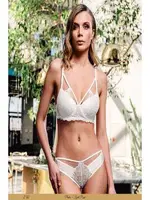 Destekli Dantelli Kadın Sütyen Takım Büşra 240 Ekru detay görünüm