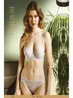 Destekli Dantelli Balenli Kadın Sütyen Takım Büşra 290 Ekru