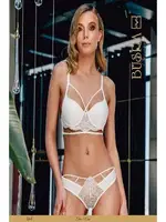 Destekli Balenli Dantelli Kadın Sütyen Külot Takım Büşra 364 Ekru detay görünüm