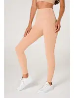 Toparlayıcı Çift Katlı Dikişsiz Yüksek Bel Fitilli Spor Tayt FormActive 1550 Ten görsel 30