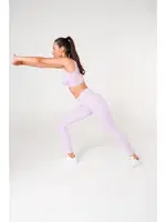 Toparlayıcı Çift Katlı Dikişsiz Yüksek Bel Fitilli Spor Tayt FormActive 1550 Lila görsel 21