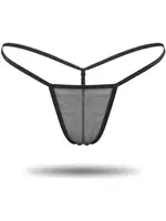 Tül Fantazi Tanga Külot Venlisa V6600 Siyah