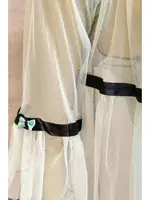 Tül Sabahlıklı Dantelli Mint Yeşil Siyah Kadın Fantezi Gecelik Takımı Asimod MissisX 4072 görsel 4