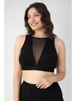 Tüllü Kadın Siyah Modal Büstiyer Confeo C801-022 Siyah detay görünüm