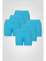 Turkuaz Microfiber Likralı Sentetik Yapılı Erkek Boxer 6lı Set FormActive 4400 - 6 ADET Turkuaz