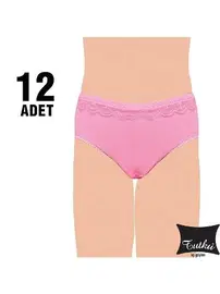 Tutku Pınar Kız Çocuk Slip Külot 12'li Tutku 0834