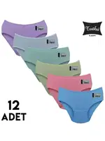 Pandora Bato Kadın Külot 12'li Tutku 0962 Asorti