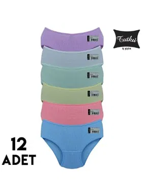 Tutku Pandora Bato Kadın Külot 12'li Tutku 0962 - Alternatif Görünüm