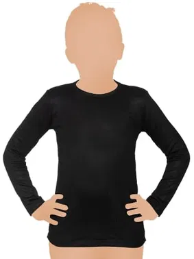 Gümüş Uzun Kollu Kız Çocuk Termal Üst Fanila Gümüş 4073