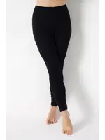 Uzun Modal Kadın Siyah Tayt Confeo C801-505 Siyah detay görünüm